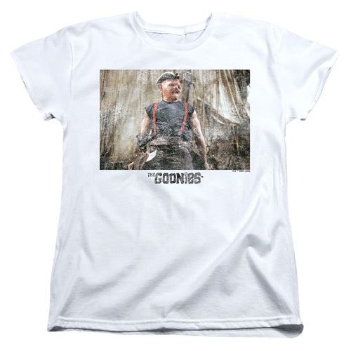 The Goonies Sloth White Womens T-Shirt