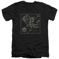 Lord of the Rings Map Of Me V-Neck T-Shirt