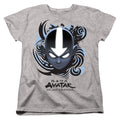 Avatar: The Last Airbender Airbender Blue And Black Kanji Womens T-Shirt