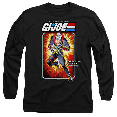 G.I. Joe Destro Card Long Sleeve T-Shirt