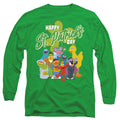 Sesame Street St. Patrick's Day Big Bird Elmo Cookie Monster Long Sleeve T-Shirt