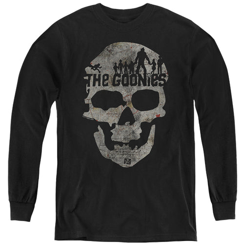 The Goonies Skull Silhouettes Youth Long Sleeve T-Shirt