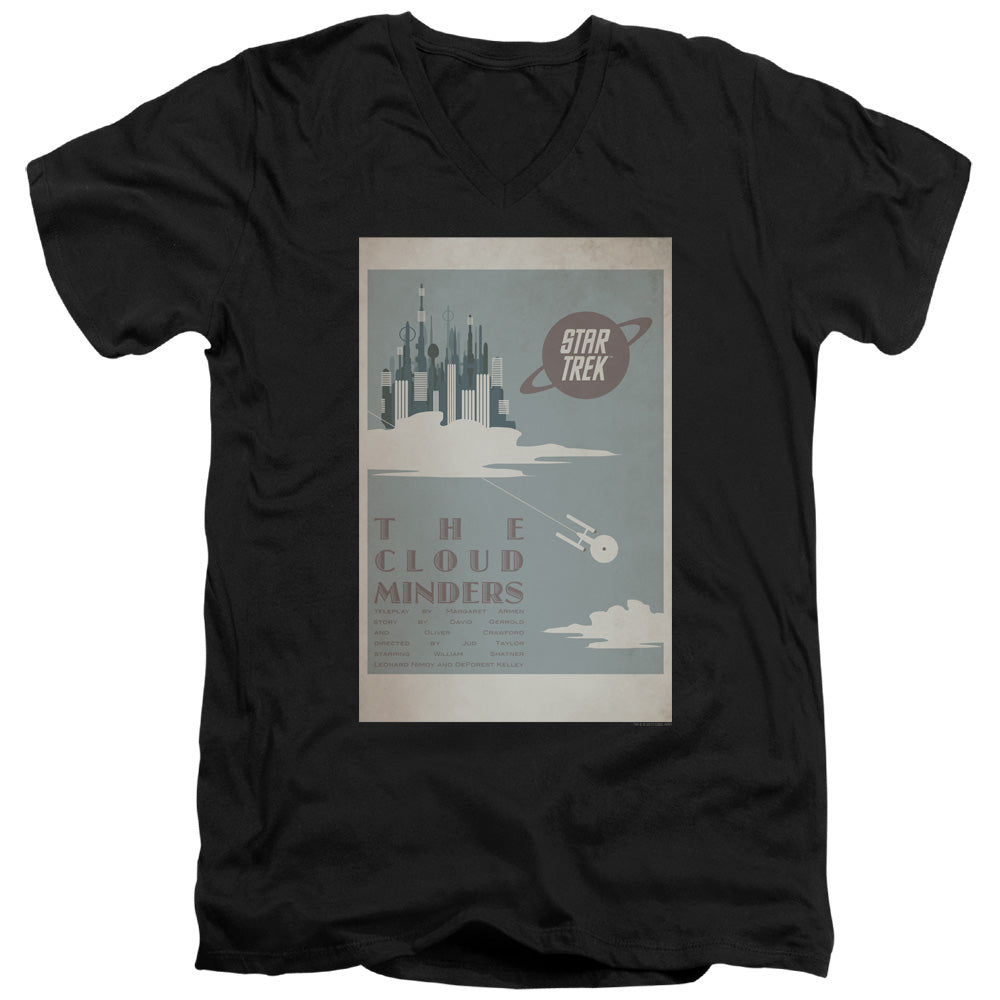 Star Trek Juan Ortiz The Cloud Minders Black V-Neck T-Shirt