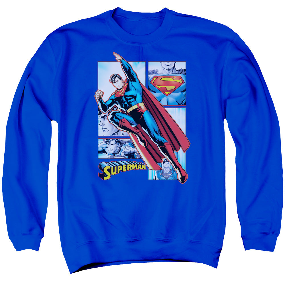 Justice League Superman Panels Crewneck Sweatshirt