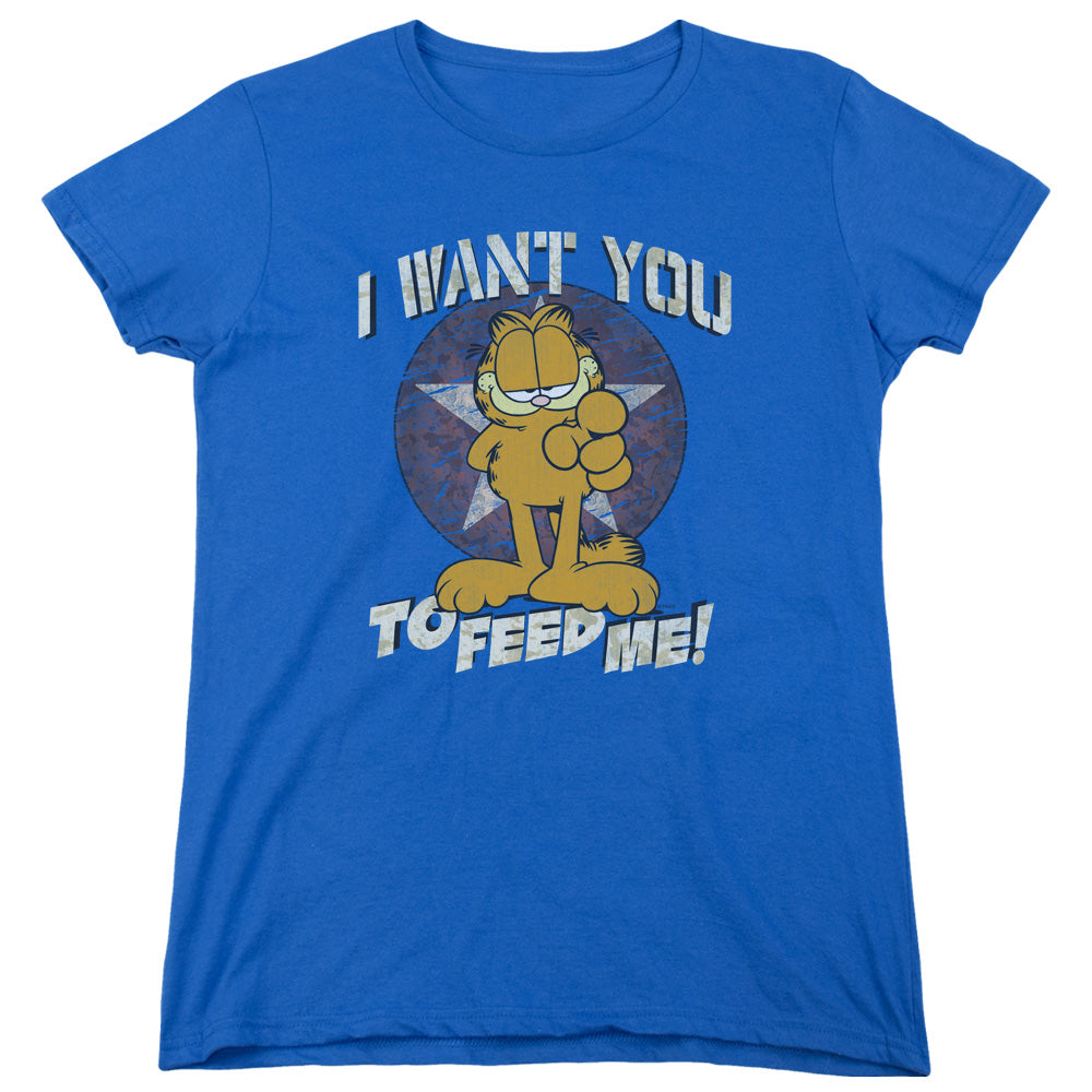 Garfield I Want You Womens T-Shirt