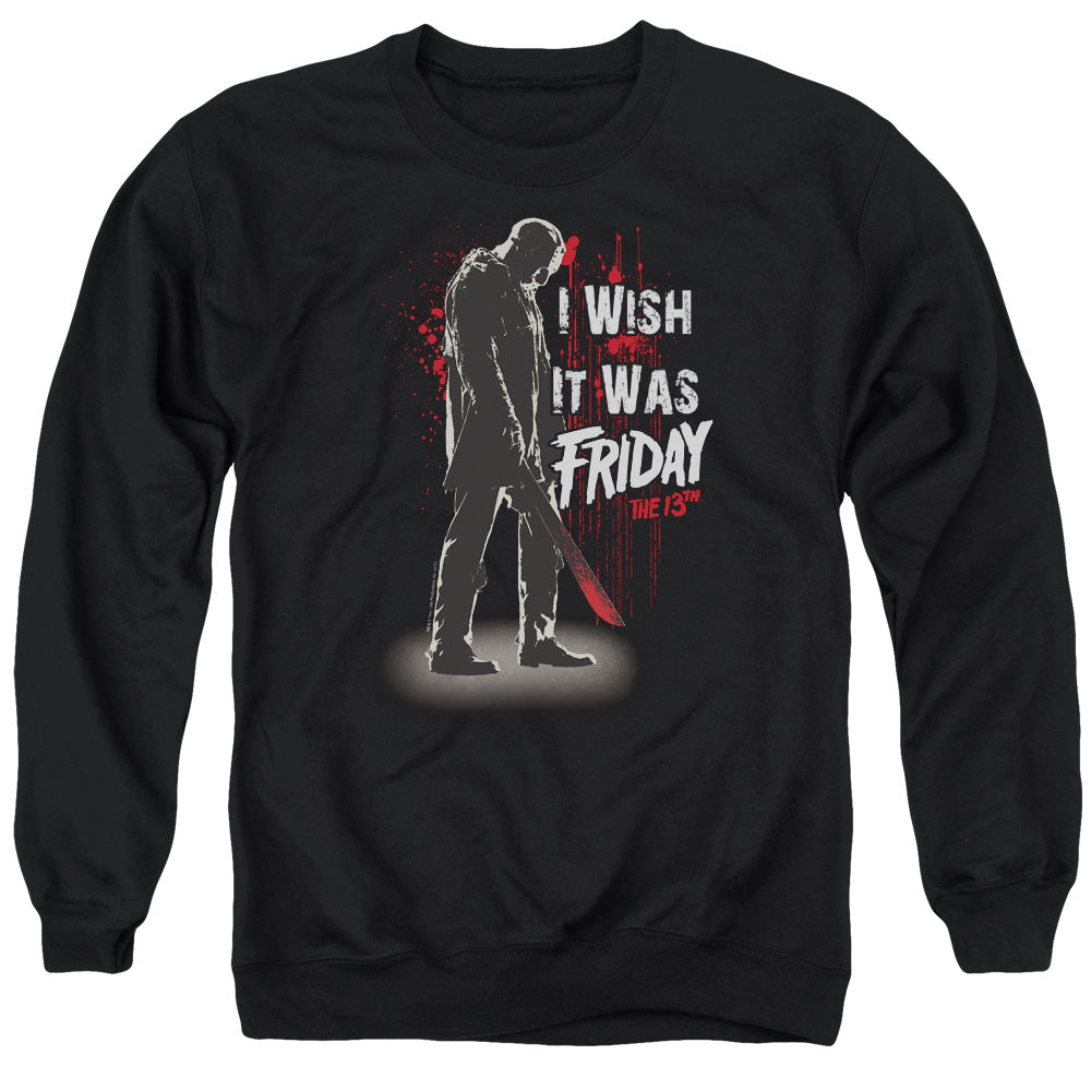 Friday the 13th I Wish It Was Friday Crewneck Sweatshirt