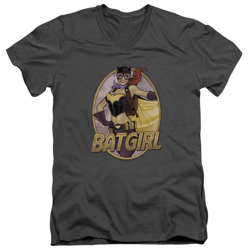 Justice League Batgirl Bombshell V-Neck T-Shirt