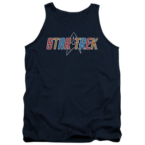 Star Trek Multi Colored Logo Tank Top