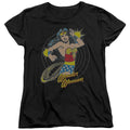 Wonder Woman Spinning Womens T-Shirt