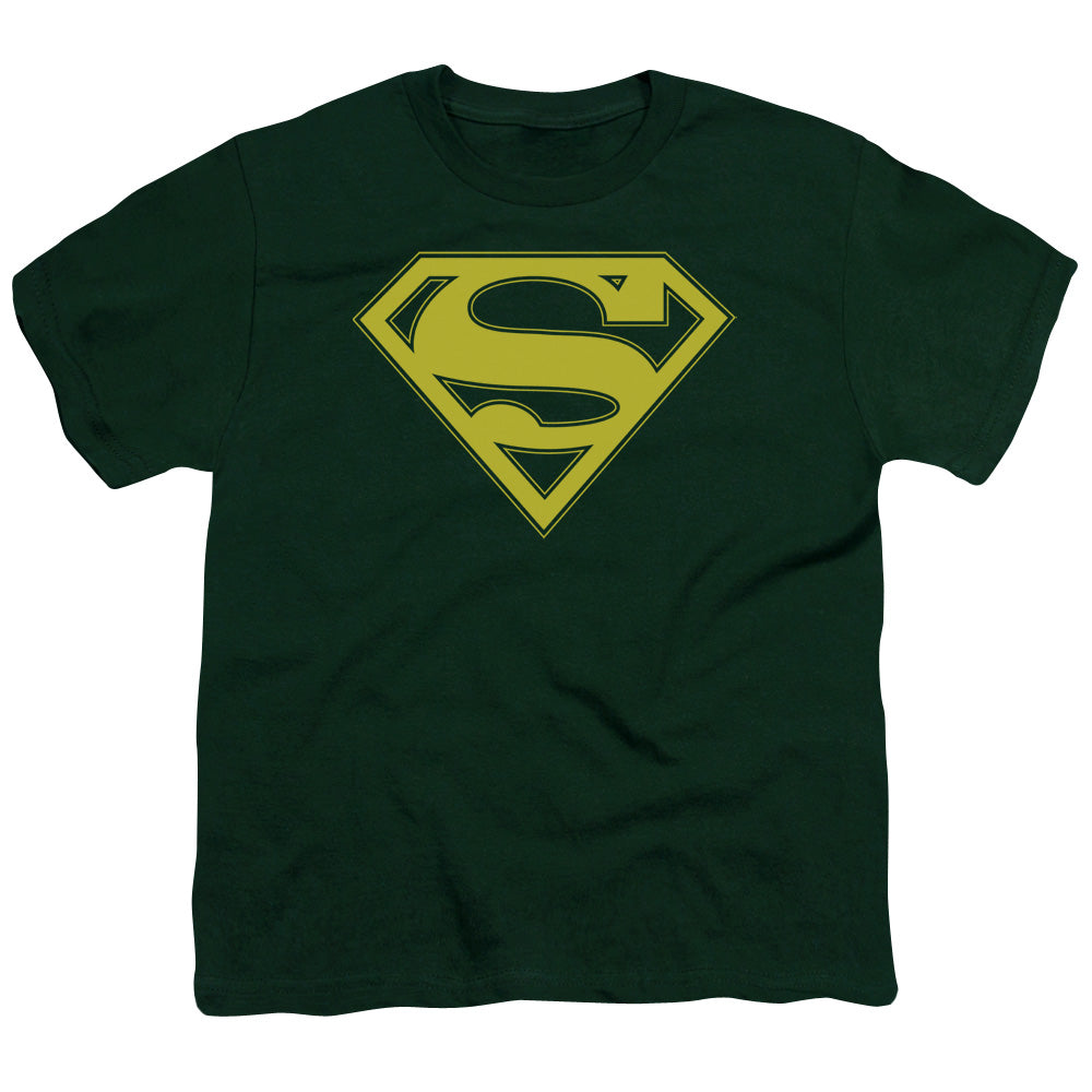 Superman Yellow & Green Shield Youth/Toddler T-Shirt