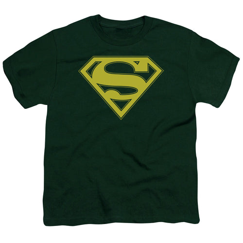 Superman Yellow & Green Shield Youth/Toddler T-Shirt