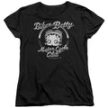 Betty Boop Chromed Logo Womens T-Shirt