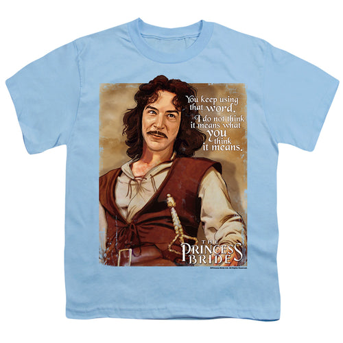 The Princess Bride Word Light Blue Youth/Toddler T-Shirt