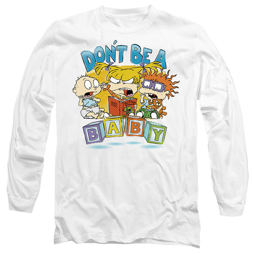 Rugrats Don't Be a Baby Blocks Long Sleeve T-Shirt