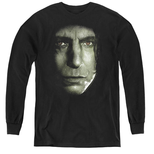 Harry Potter Snape Head Youth Long Sleeve T-Shirt