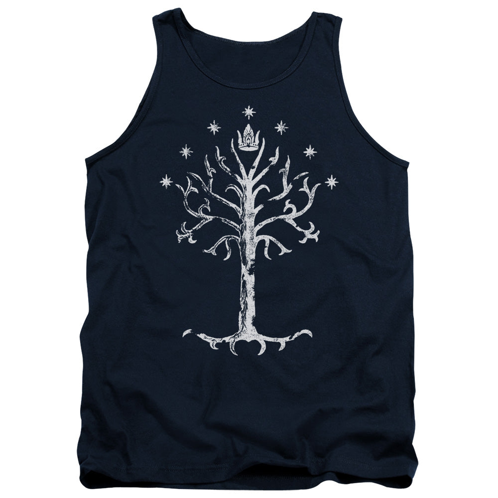 Lord of the Rings Tree of Gondor Navy Tank Top