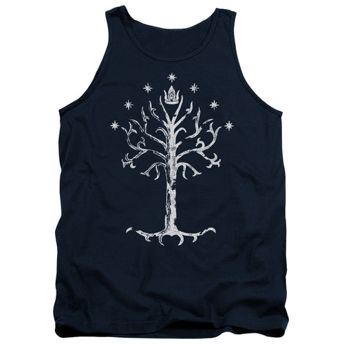 Lord of the Rings Tree of Gondor Navy Tank Top
