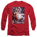 Justice League Say My Name Long Sleeve T-Shirt