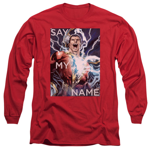 Justice League Say My Name Long Sleeve T-Shirt