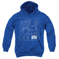 The Iron Giant Schematic Youth Hoodie