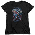 Justice League Cosmic Crew Womens T-Shirt