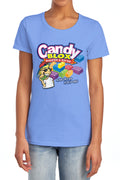 Dubble Bubble Candy Blox Womens T-Shirt