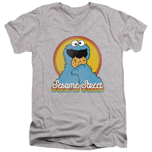 Sesame Street Cookie Monster Layers V-Neck T-Shirt