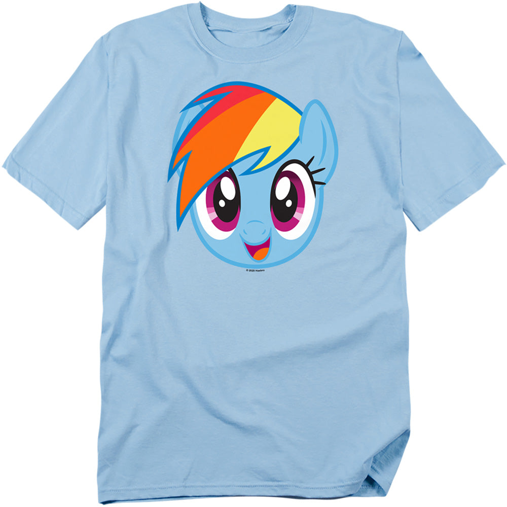 My Little Pony: Friendship Is Magic Rainbow Dash Head Womens T-Shirt