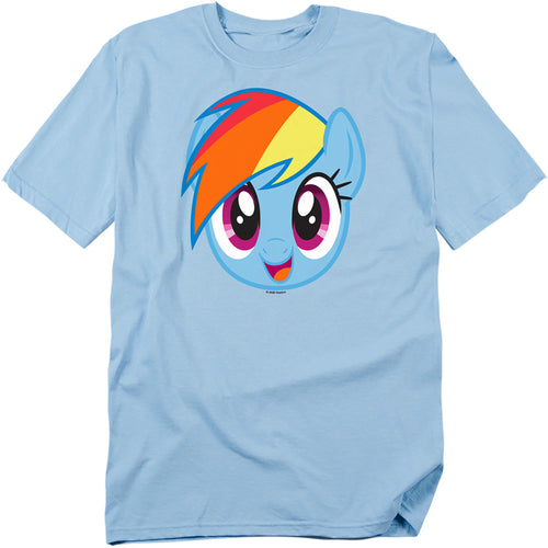 My Little Pony: Friendship Is Magic Rainbow Dash Head Womens T-Shirt