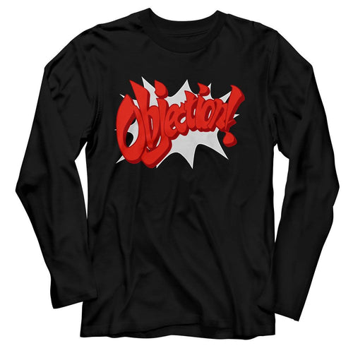 Ace Attorney Long Sleeve T-Shirt - Objection
