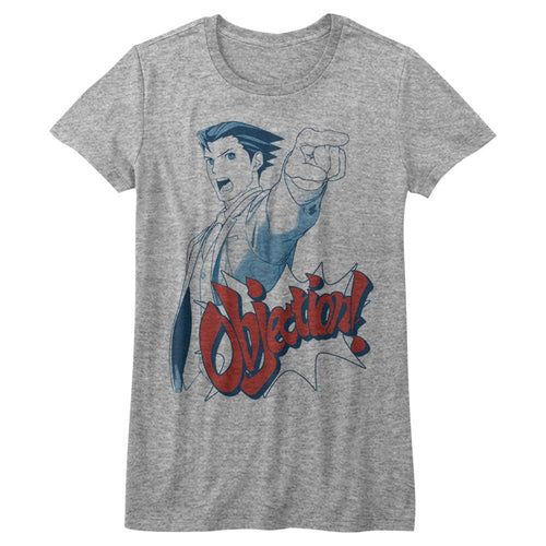 Ace Attorney Ladies T-Shirt - Objection