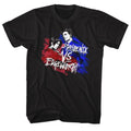Black Ace Attorney t-shirt featuring VS courtroom rivalry design in black