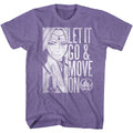 Purple heather Ace Attorney t-shirt featuring Frozen Ace Attorney crossover parody purple heather