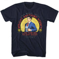 Navy Ace Attorney t-shirt featuring Wright Anything Agency logo design navy