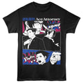 Black Ace Attorney t-shirt featuring Phoenix Wright and Miles Edgeworth dual portrait