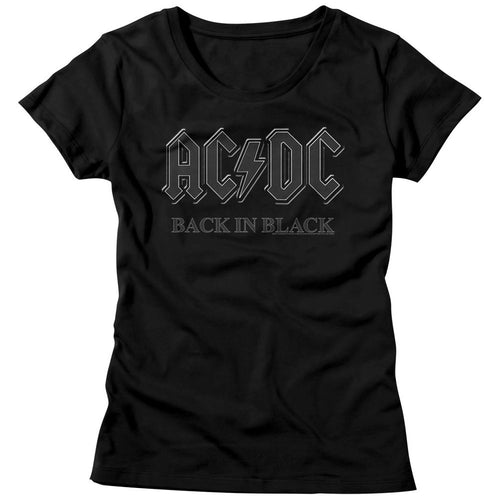 AC/DC Ladies T-Shirt - Back in Black