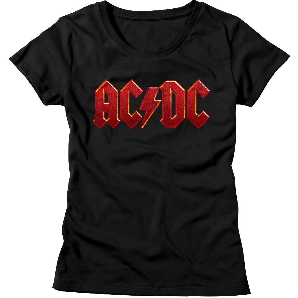 AC/DC Ladies T-Shirt - Distress Road