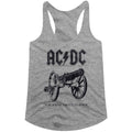 AC/DC Ladies Racerback - About to Rock Again