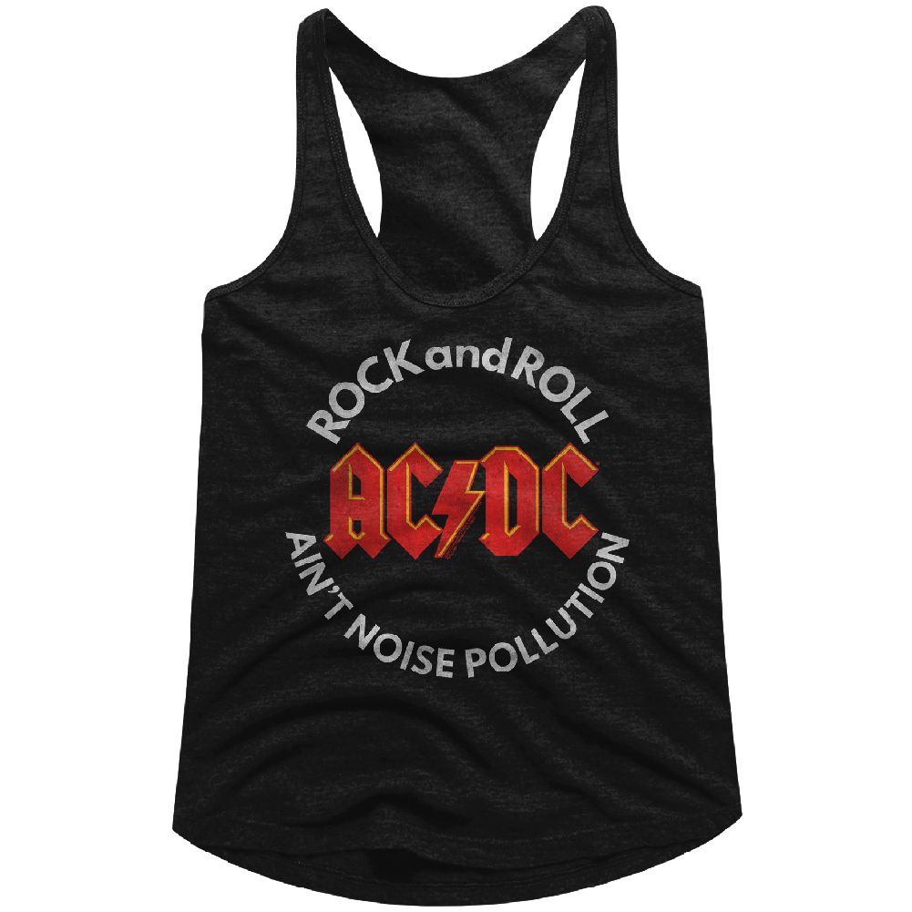 AC/DC Ladies Racerback - Noise Pollution