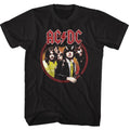 Black AC/DC t-shirt featuring Highway to Hell circular logo design