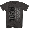 Smoke gray AC/DC t-shirt featuring Rock and Roll Thunder tour AC/DC design