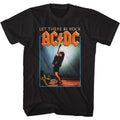 Black AC/DC t-shirt featuring Let There Be Rock 1977 album AC/DC design