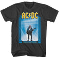 Smoke gray AC/DC t-shirt featuring Who Made Who 1986 compilation soundtrack design