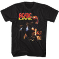 Black AC/DC t-shirt featuring AC/DC Live album 1992 design