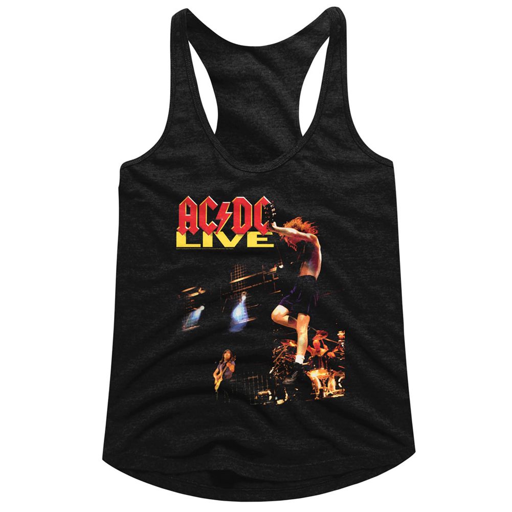 AC/DC Ladies Racerback - Live