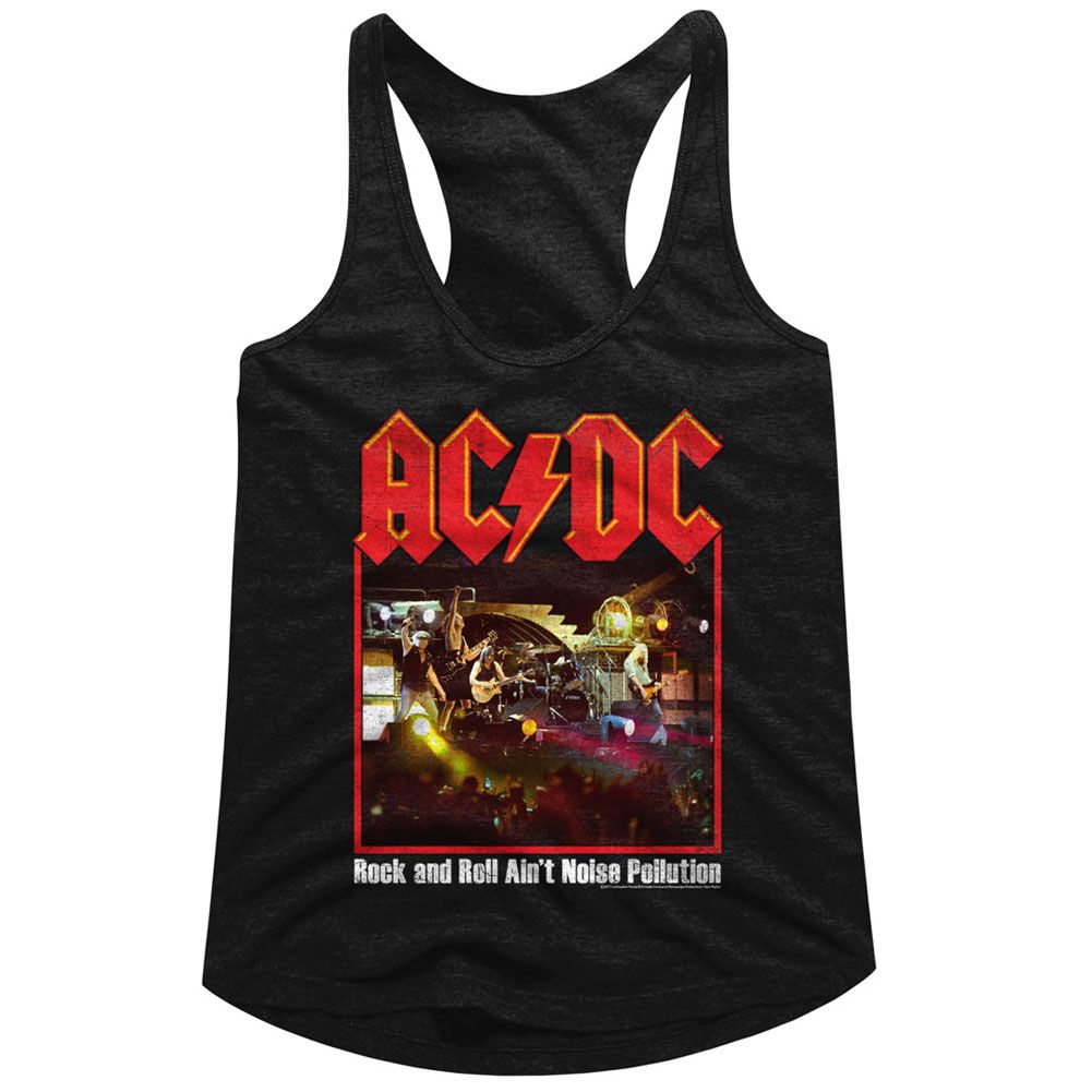 AC/DC Ladies Racerback - Noise Pollution 2
