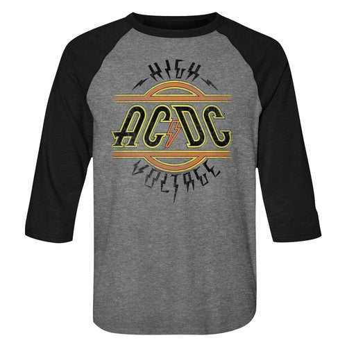 AC/DC 3/4 Raglan - High Voltage
