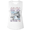 AC/DC Ladies Muscle Tank - Those About to Rock Tour
