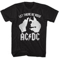 Black AC/DC t-shirt featuring AC/DC Australian heritage design