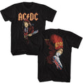 Black AC/DC t-shirt featuring AC/DC 1996 Ballbreaker tour design